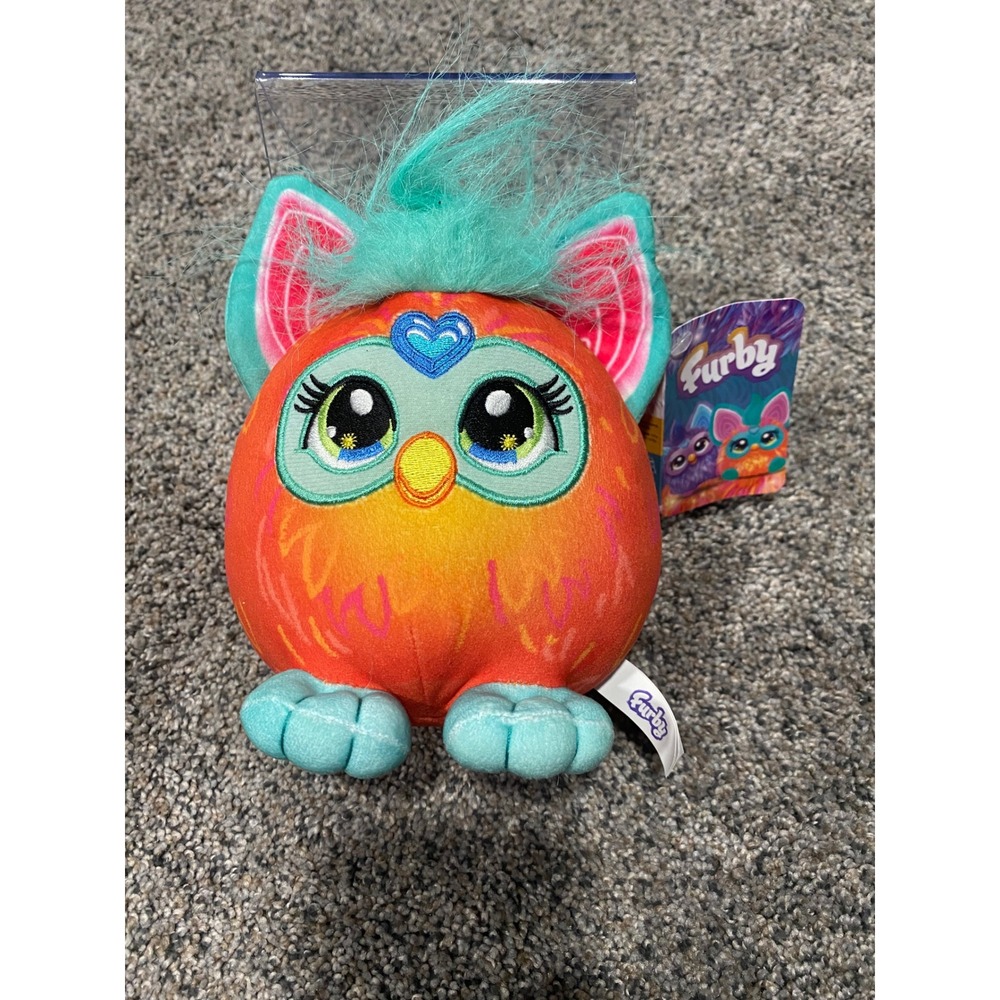 Hasbro Furby Plush Orange Teal Sunset Stuffed‎ Animal Toy NWT 2023